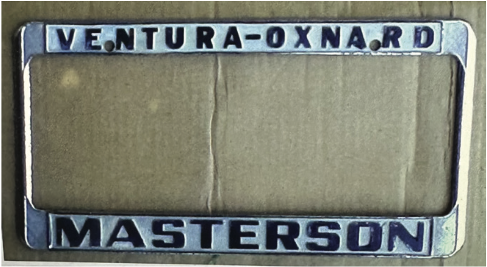 license plate frame